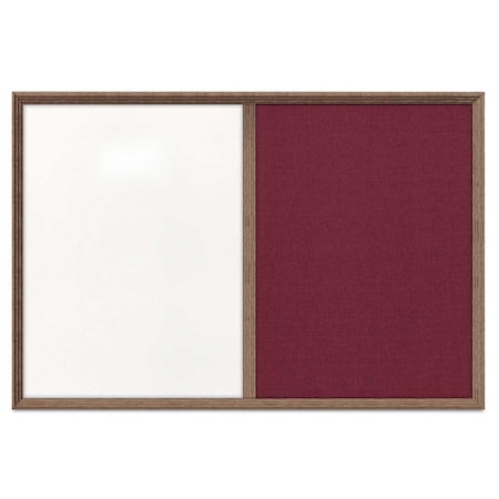 United Visual Products Enclosed Corkboard, 1 Door, 24"x36", 4" Fra, UV3422-WHITE-SURF UV3422-WHITE-SURF